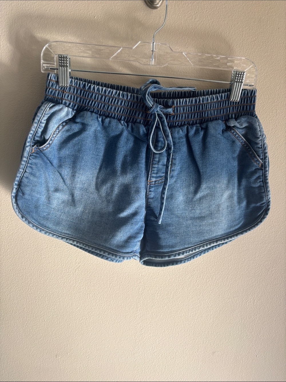 M Mossimo super stretch jean shorts